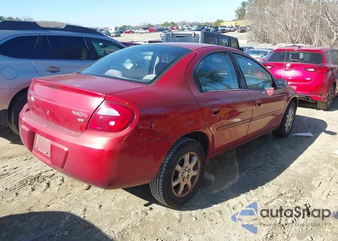 2005 Dodge Neon Sxt z USA, uszkodzony, nr VIN 1B3ES56C45D182222